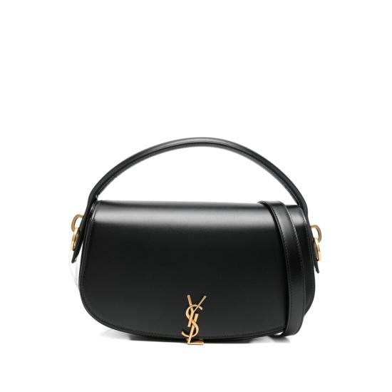 25FW 생로랑 볼테르 하프문백 837382 0SX0W 1000 BLACK