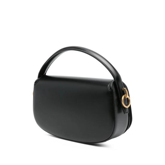 25FW 생로랑 볼테르 하프문백 837382 0SX0W 1000 BLACK - SAINT LAURENT