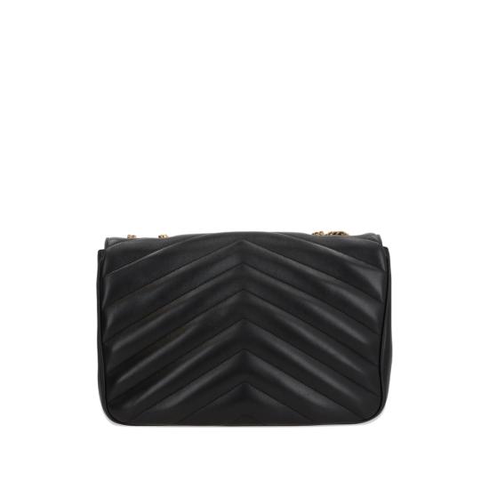 25FW 생로랑 루루 라지 마틀라세 램스킨 숄더백 803541 AAEAX 1000 BLACK - SAINT LAURENT