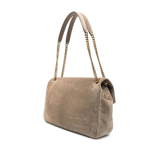 25FW 생로랑 칼립소 라지 스웨이드 숄더백 777399 1U80W 2795 NEUTRALS - SAINT LAURENT