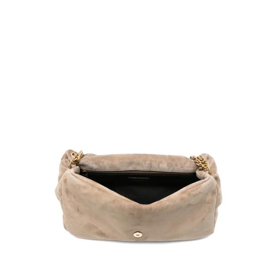 25FW 생로랑 칼립소 라지 스웨이드 숄더백 777399 1U80W 2795 NEUTRALS - SAINT LAURENT