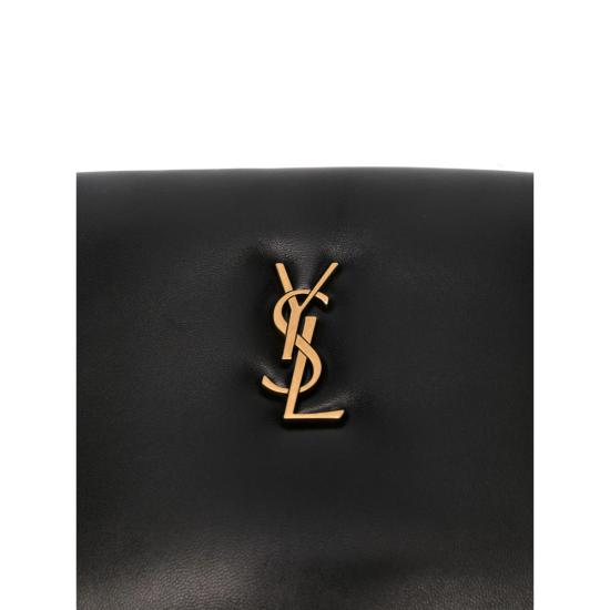 25FW 생로랑 칼립소 스몰 파우치 765025 AACX7 1000 BLACK - SAINT LAURENT