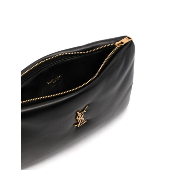 25FW 생로랑 칼립소 스몰 파우치 765025 AACX7 1000 BLACK - SAINT LAURENT