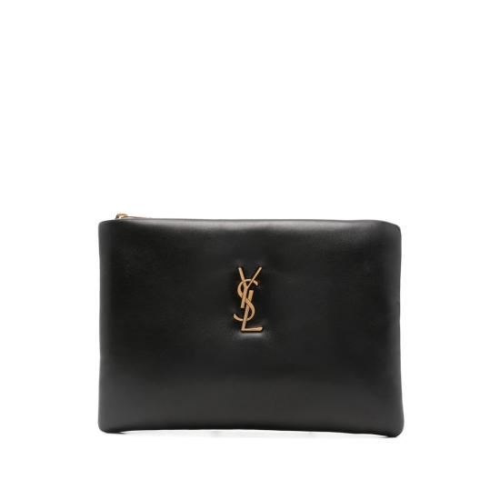 25FW 생로랑 칼립소 스몰 파우치 765025 AACX7 1000 BLACK