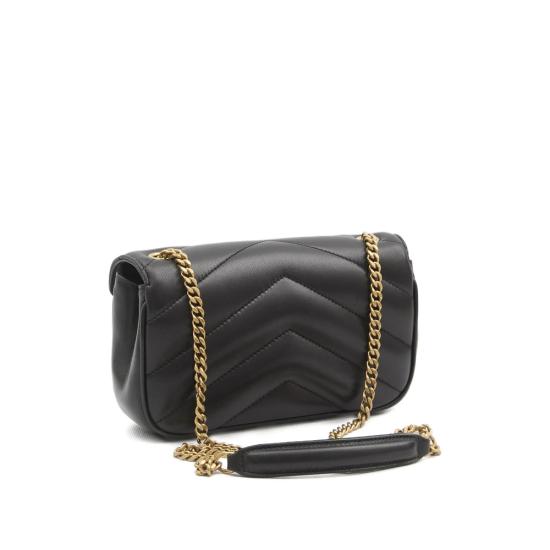 26SS 생로랑 루루 미니 램스킨 821749 AAEAX 1000 BLACK - SAINT LAURENT