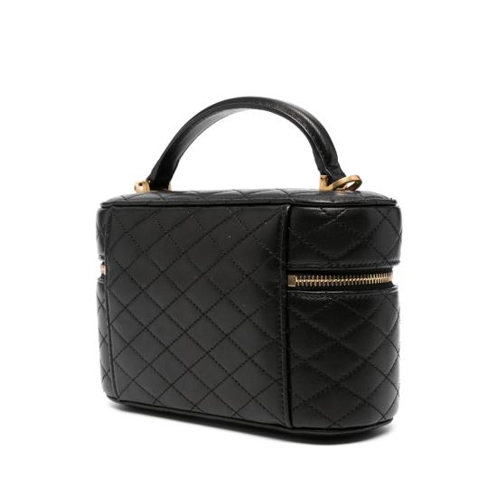 26SS 생로랑 램스킨 가비 베니티 백 766731 1EL07 1000 BLACK - SAINT LAURENT