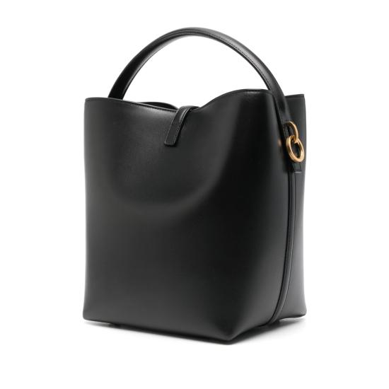 25FW 생로랑 르 37 샤이니 레더백 742828 2R20W 1000 BLACK - SAINT LAURENT