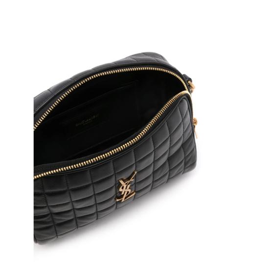 25FW 생로랑 카산드라 마틀라세 까레 미니 카메라백 764809 AABVP 1000 BLACK - SAINT LAURENT