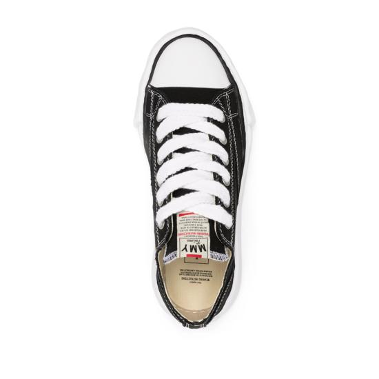 26SS 메종 미하라 야스히로 피터슨 OG 솔 캔버스 로우 A01FW702 BLACK - MAISON MIHARA YASUHIRO