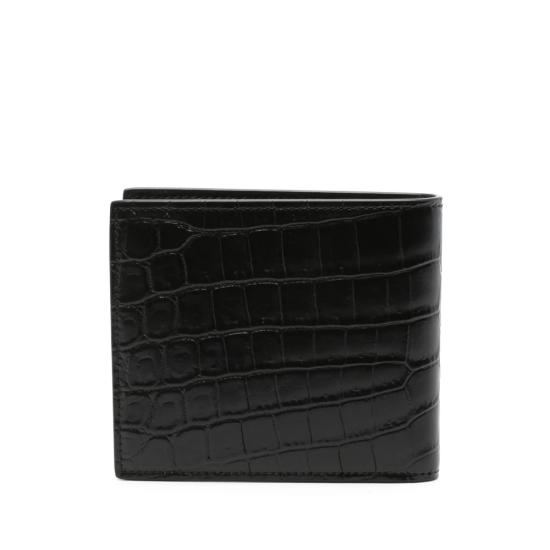 26SS 생로랑 로고 이스트/웨스트 반지갑 396307 DZEDE 1000 BLACK - SAINT LAURENT