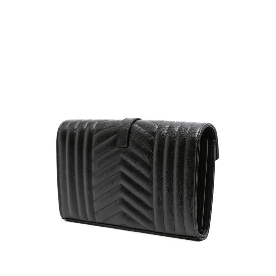 26SS 생로랑 카산드라 체인 월렛 620280 BOW91 1000 BLACK - SAINT LAURENT