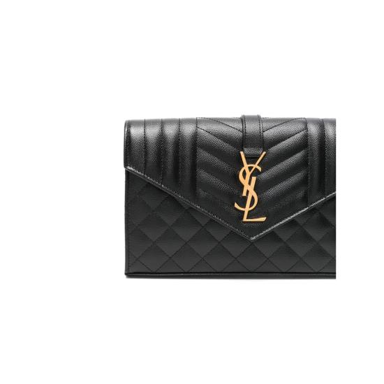 26SS 생로랑 카산드라 체인 월렛 620280 BOW91 1000 BLACK - SAINT LAURENT