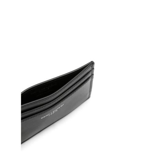 25FW 생로랑 카드지갑 375946 0U90N 1000 BLACK - SAINT LAURENT