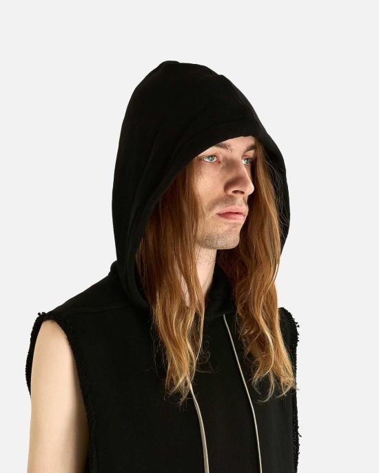  릭 오웬스 후드 티셔츠 슬 후드티 - RICK OWENS