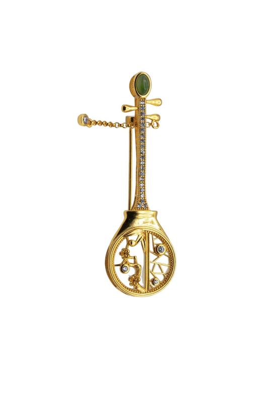  세레 브로치 세리 피파 제이드