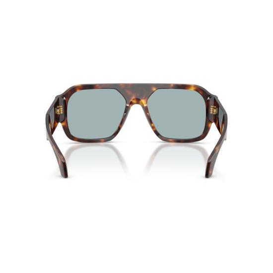 26SS 베르사체 선글라스 0Ve4508u 오버사이즈 스퀘어 호피무늬 - VERSACE