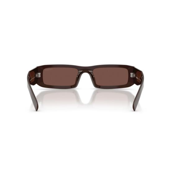 26SS 프라다 선글라스 0Pr D09sd 직사각형 갈색 아세테이트 - PRADA