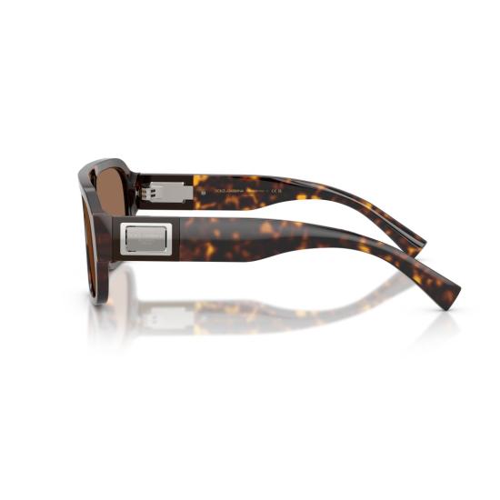 26SS 돌체앤가바나 선글라스 0Dg4506 볼드한 직사각형 호피무늬 - DOLCE & GABBANA