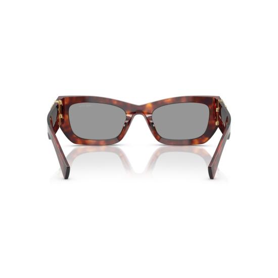26SS 미우미우 선글라스 0Mu 09Ws 각진 호피무늬 아세테이트 - MIU MIU