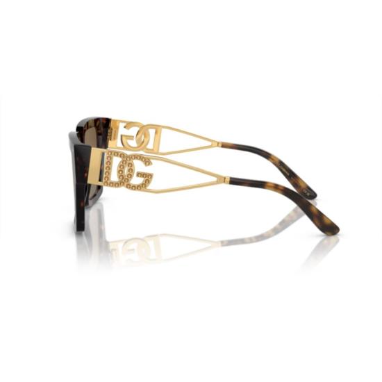 26SS 돌체앤가바나 선글라스 0Dg4446b 사각 프레임 호피무늬 - DOLCE & GABBANA