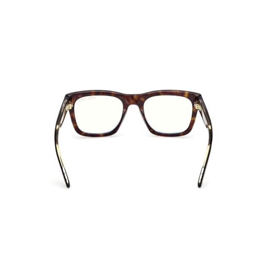  톰포드 안경 Ft6076-B 직사각형 호피무늬 아세테이트 안경 - TOMFORD