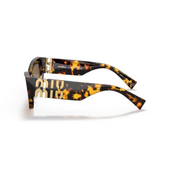 26SS 미우미우 선글라스 0Mu 09Ws 직사각형 호피무늬 - MIU MIU
