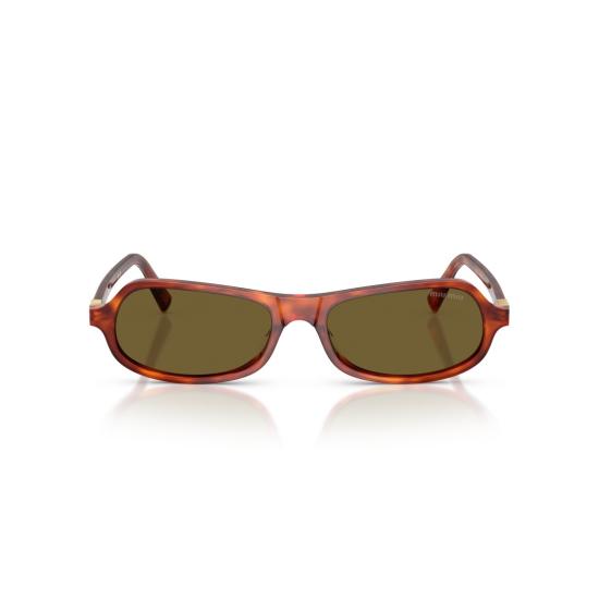 26SS 미우미우 선글라스 0Mu B10su 직사각형 호피무늬