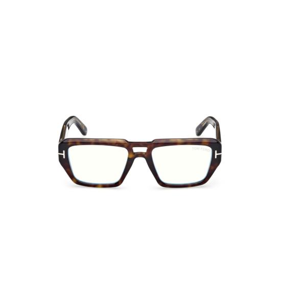  톰포드 안경 Ft6077-B 볼드한 직사각형 호피무늬