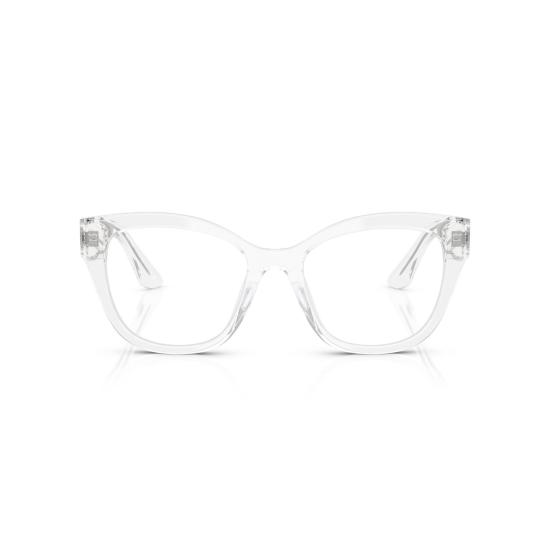 26SS 미우미우 안경 0Mu 05Xv 투명 아세테이트 캣아이 안경