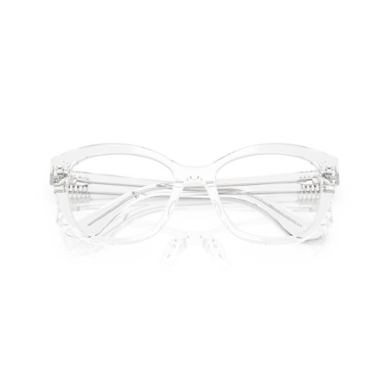 26SS 미우미우 안경 0Mu 05Xv 투명 아세테이트 캣아이 안경 - MIU MIU