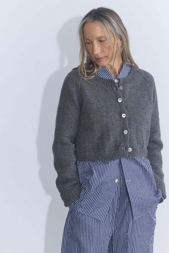  안티 오티 가디건 오티 이모 손뜨개 - AUNTIE OTI