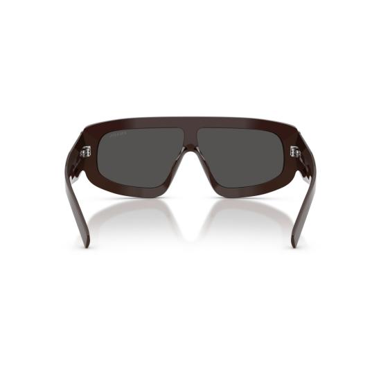 26SS 프라다 선글라스 0Pr D10s 직사각형 갈색 아세테이트 - PRADA