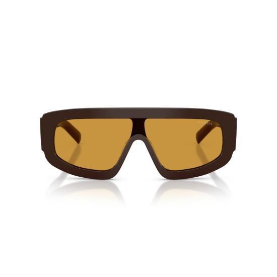 26SS 프라다 선글라스 0Pr D10s 직사각형 갈색 아세테이트
