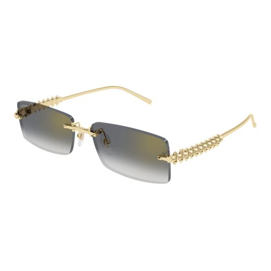  까르띠에 선글라스 CT0604S 무테 직사각형 그라데이션 - CARTIER