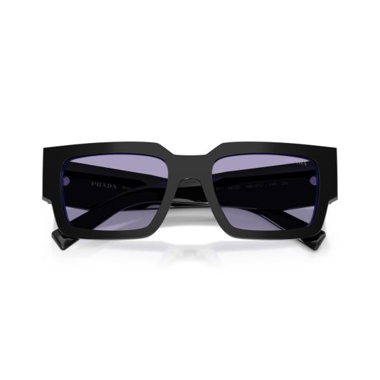 26SS 프라다 선글라스 0Pr B17s 직사각형 프레임 블랙 아세테이트 - PRADA