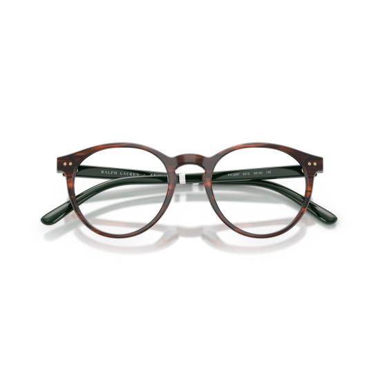 26SS 폴로 랄프로렌 안경 0Ph2297 원형 프레임 호피무늬 - POLO RALPH LAUREN