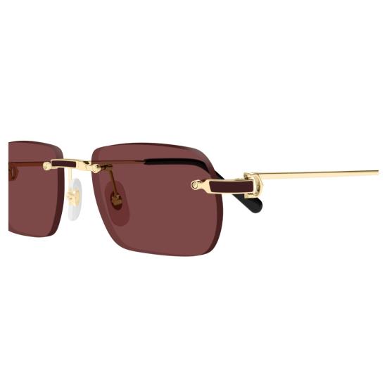 25FW 까르띠에 선글라스 CT0498S 테 없는 직사각형 - CARTIER