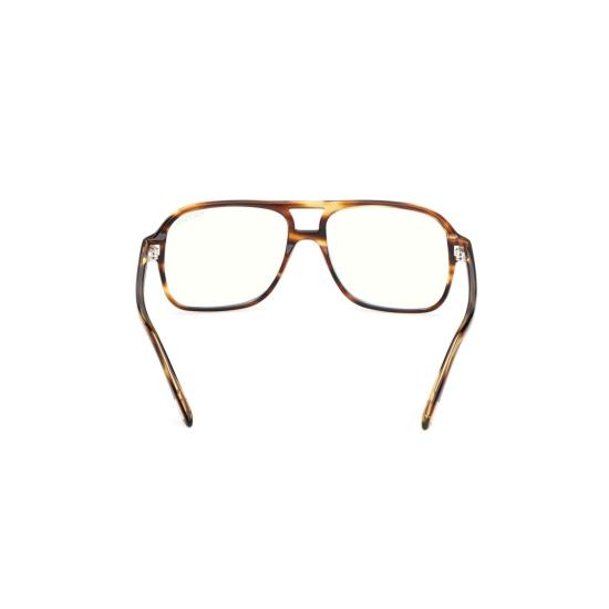  톰포드 안경 Ft6058-B 직사각형 호피무늬 프레임 안경 - TOMFORD