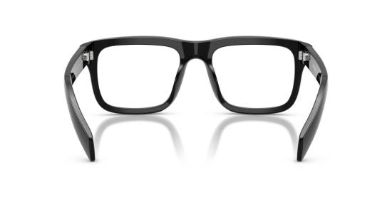 26SS 프라다 안경 0Pr D02v 오버사이즈 스퀘어 프레임 블랙 아세테이트 - PRADA