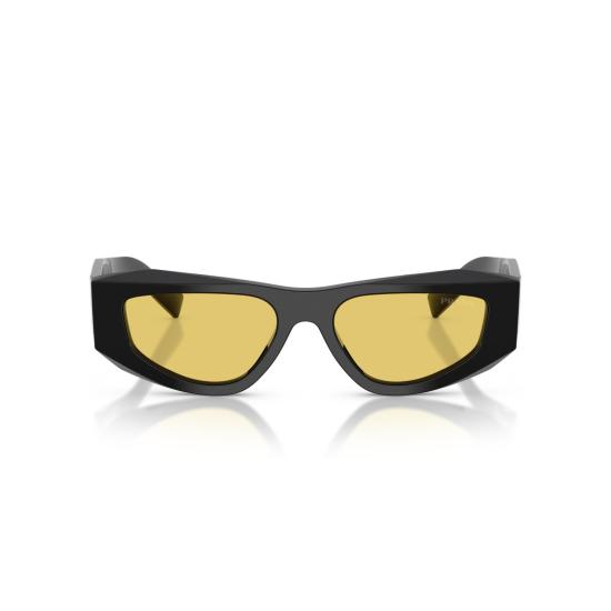 26SS 프라다 선글라스 0Pr B19s 앵귤러 블랙 아세테이트