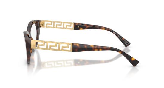 26SS 베르사체 안경 0Ve3383 호피무늬 캣아이 - VERSACE