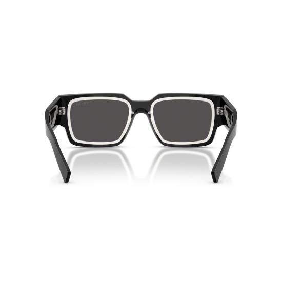 26SS 프라다 선글라스 0Pr B17s 직사각형 블랙 아세테이트 - PRADA