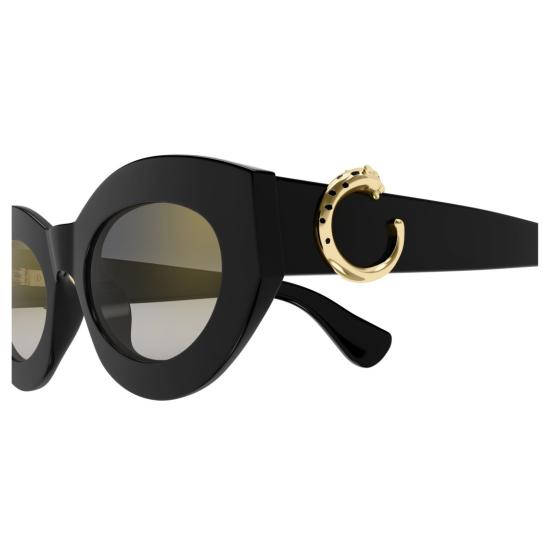  까르띠에 선글라스 Ct0638s 골드톤 장식 캣아이 - CARTIER
