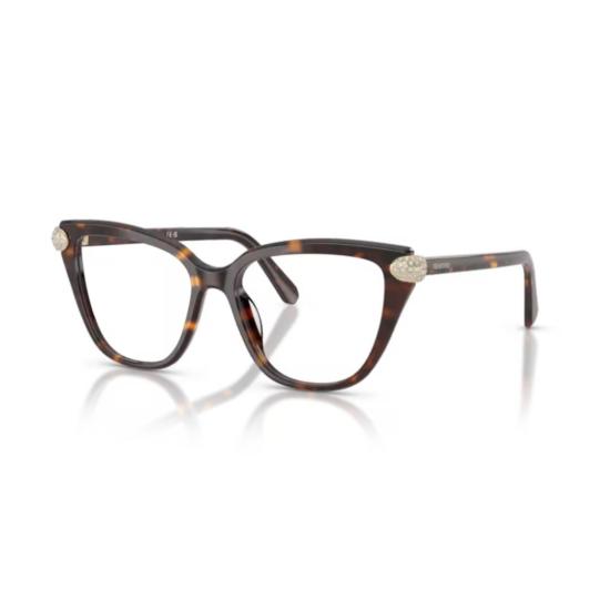 26SS 스와로브스키 안경 0Sk2045 캣아이 호피무늬 아세테이트 안경