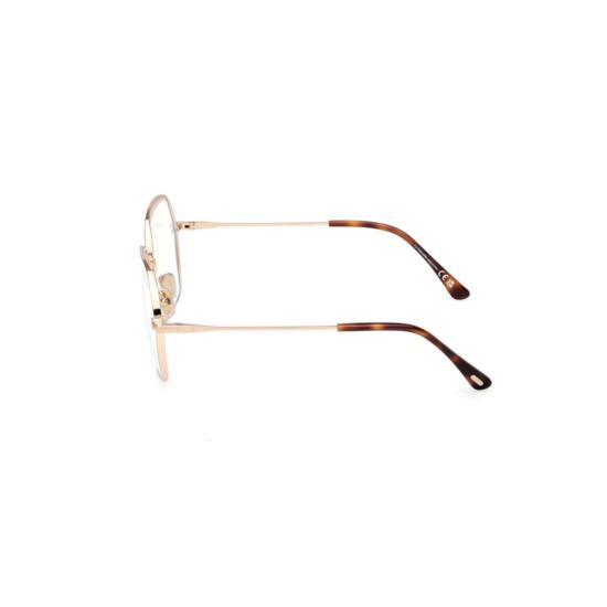  톰포드 안경 Ft6050-B 얇은 금속 프레임 육각형 - TOMFORD