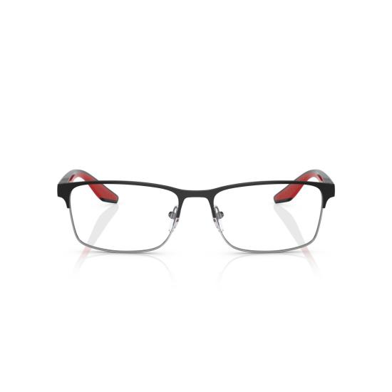 26SS 프라다 선글라스 0Ps 50Pv 직사각형 무광 블랙 스틸 안경