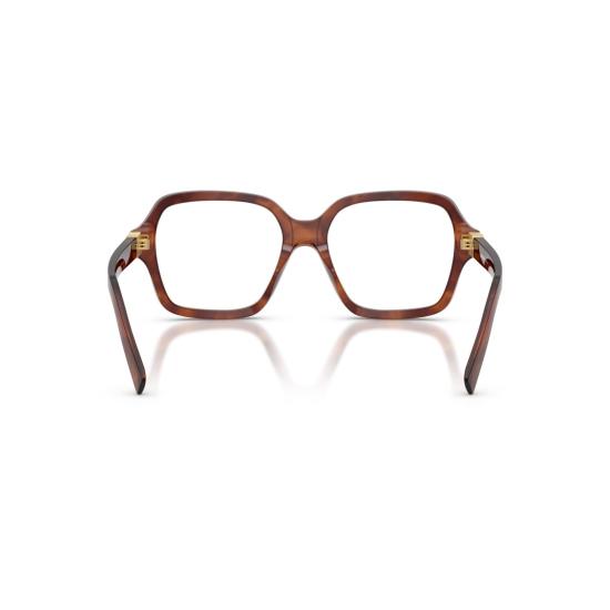 26SS 미우미우 안경 0Mu 03Yv 오버사이즈 호피무늬 사각 프레임 안경 - MIU MIU