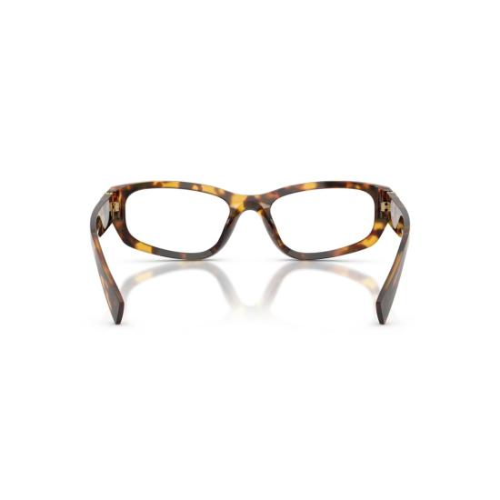 26SS 미우미우 안경 0Mu 04Yv 직사각형 호피무늬 아세테이트 안경 - MIU MIU