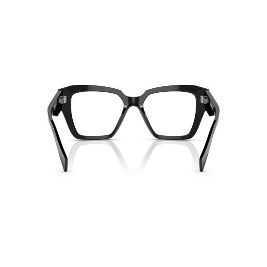 26SS 프라다 안경 0Pr 09Zv 오버사이즈 스퀘어 프레임 블랙 아세테이트 - PRADA