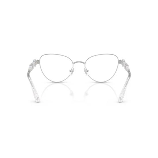  스와로브스키 안경 1024 비스타 캣아이 실버 프레임 안경 - SWAROVSKI